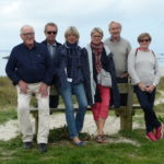 Un groupe de joyeux randonneurs