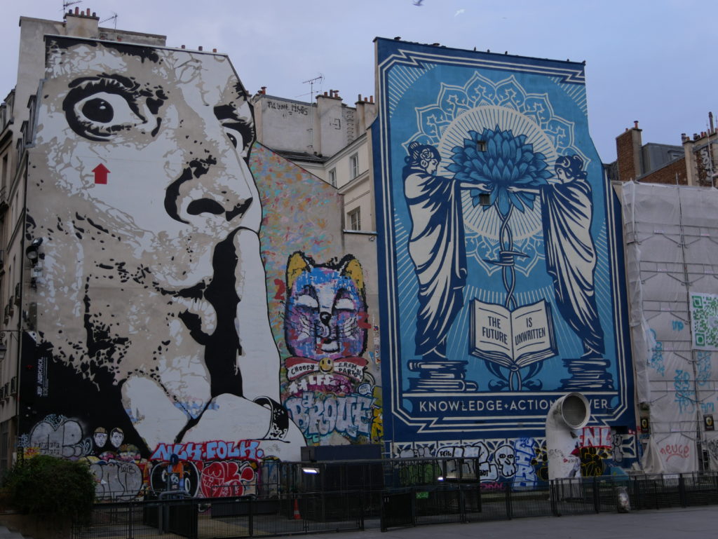 Street Art Jeff Aerosol tête Dali