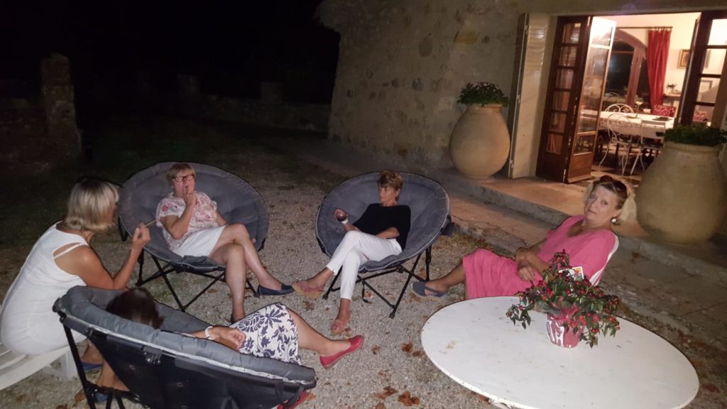 Repos du soir chez Hélène